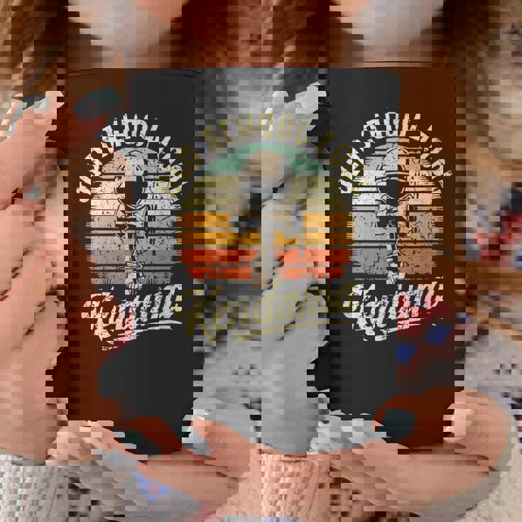 けん玉 ヴィンテージ サンセット デザイン レトロ 剣玉 スピリット オブ けん玉 コーヒーマグ 面白い贈り物