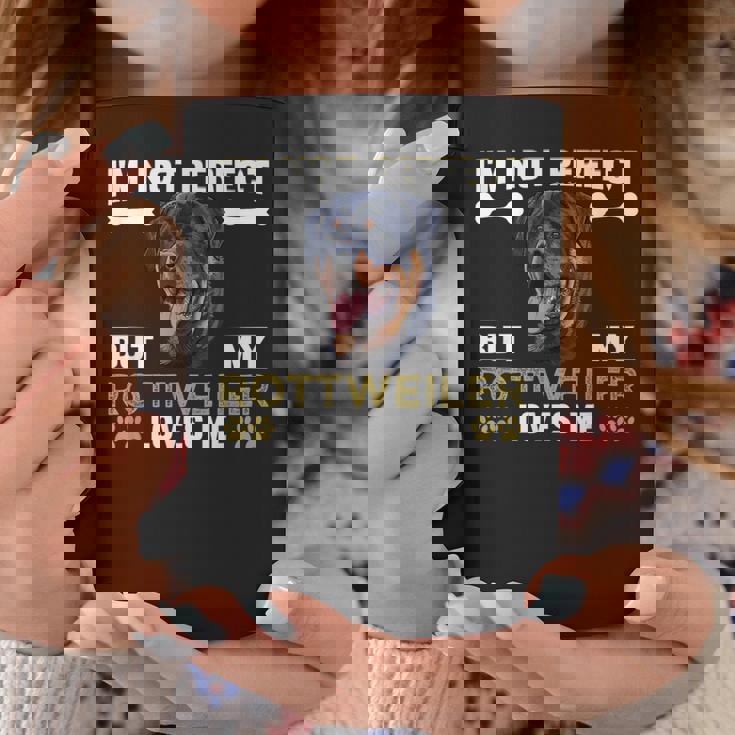 しかし、私のロットワイラーは私を愛している 犬の恋人 ロットワイラー コーヒーマグ 面白い贈り物