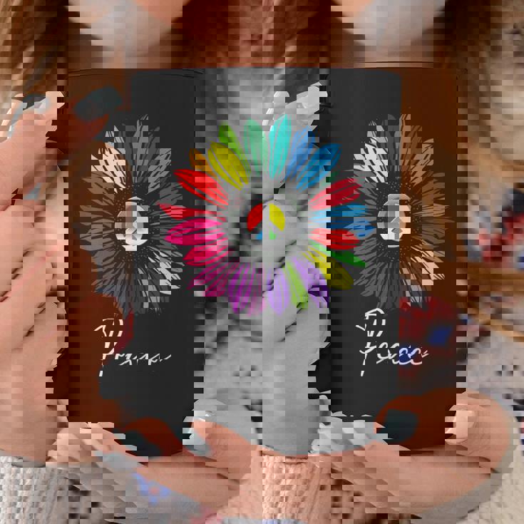 すべての愛する人々に平和 陽気なデザイン コーヒーマグ 面白い贈り物