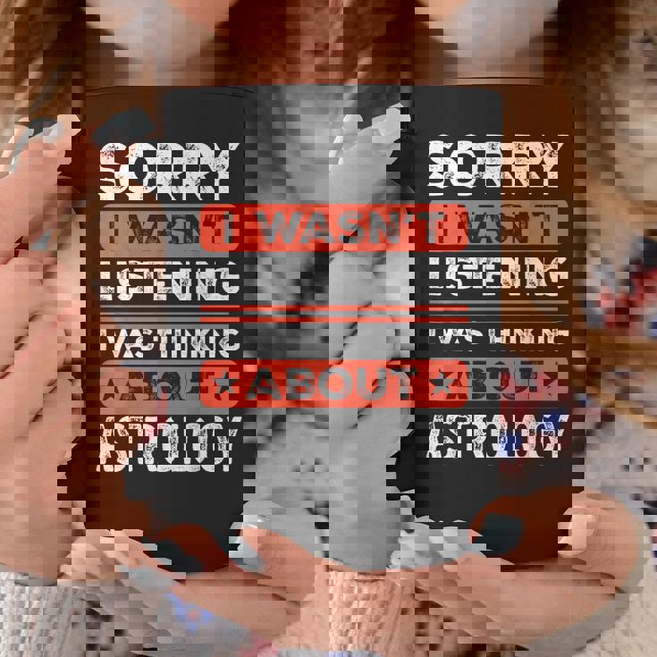 すみません、おもしろ占星術を聞いていませんでした コーヒーマグ 面白い贈り物