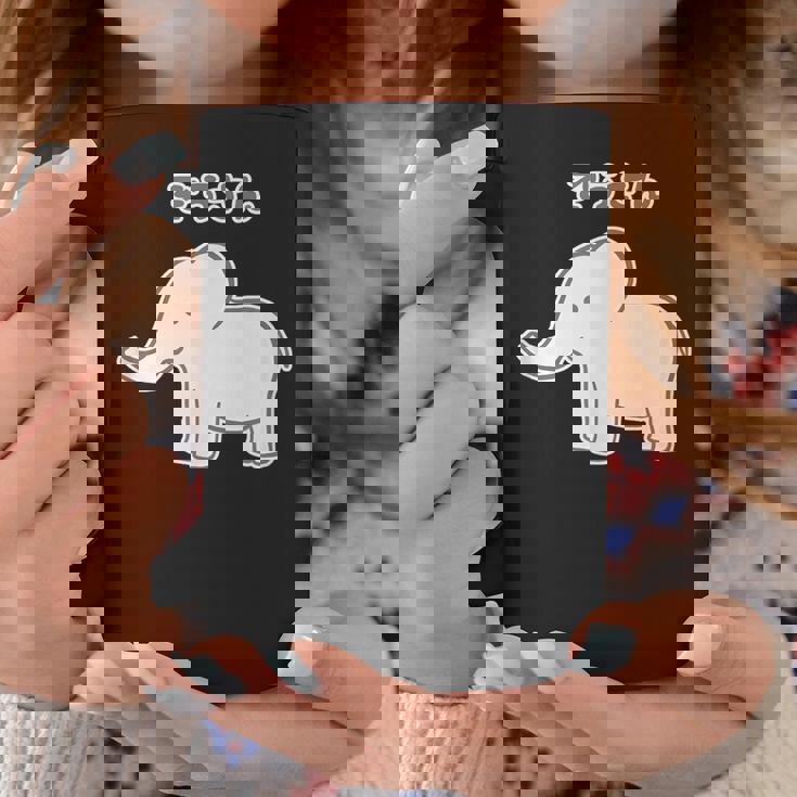 ぞうさん シンプルデザイン【どうぶつフレンズ】象 動物園の生き物 かわいい キャラクター イラスト コーヒーマグ 面白い贈り物