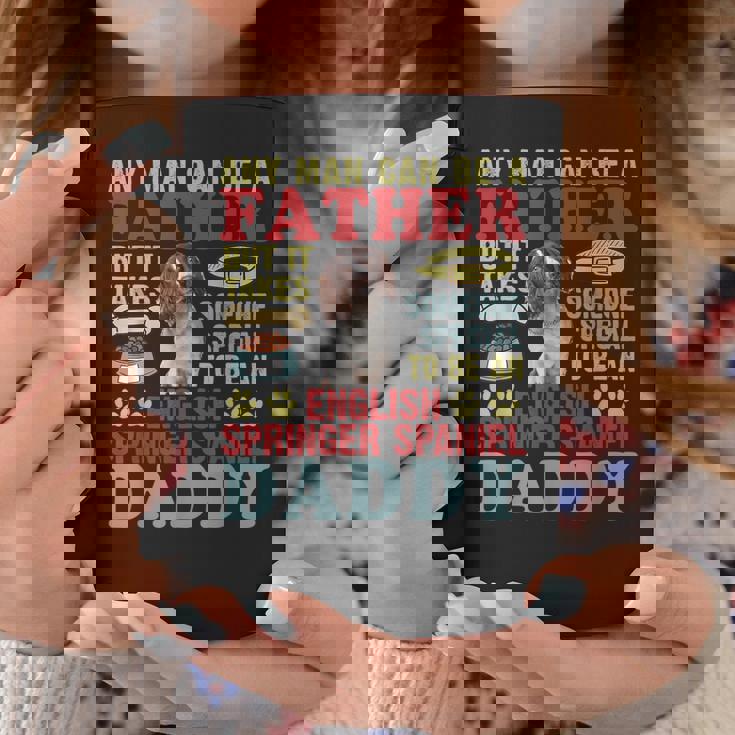 どんな男でも父親になれる！スペシャルイングリッシュ・スプリンガー・スパニエルパパ コーヒーマグ 面白い贈り物