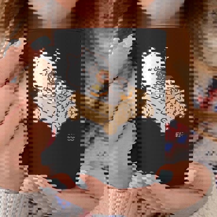 ねこぺん日和 こうきゅうなくるま ダークカラー コーヒーマグ 面白い贈り物