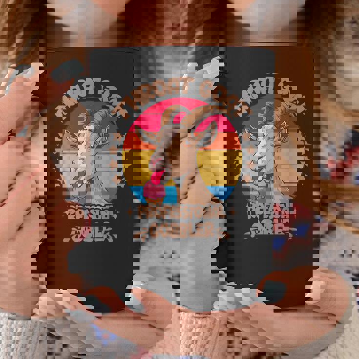 のどヤギ プロフェッショナル ゴブラ 不適切な大人のユーモア コーヒーマグ 面白い贈り物