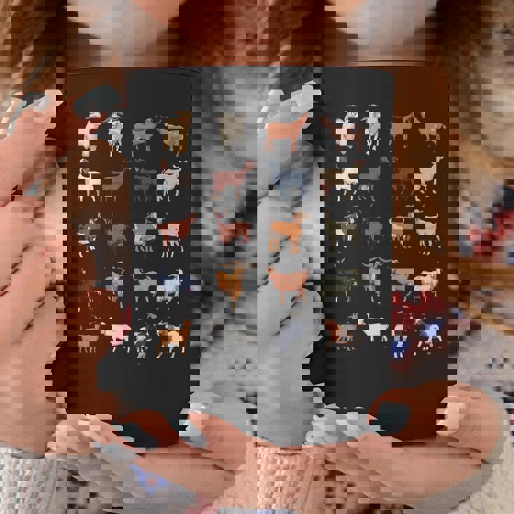 ふれあい動物園 たくさんのヤギ コーヒーマグ 面白い贈り物