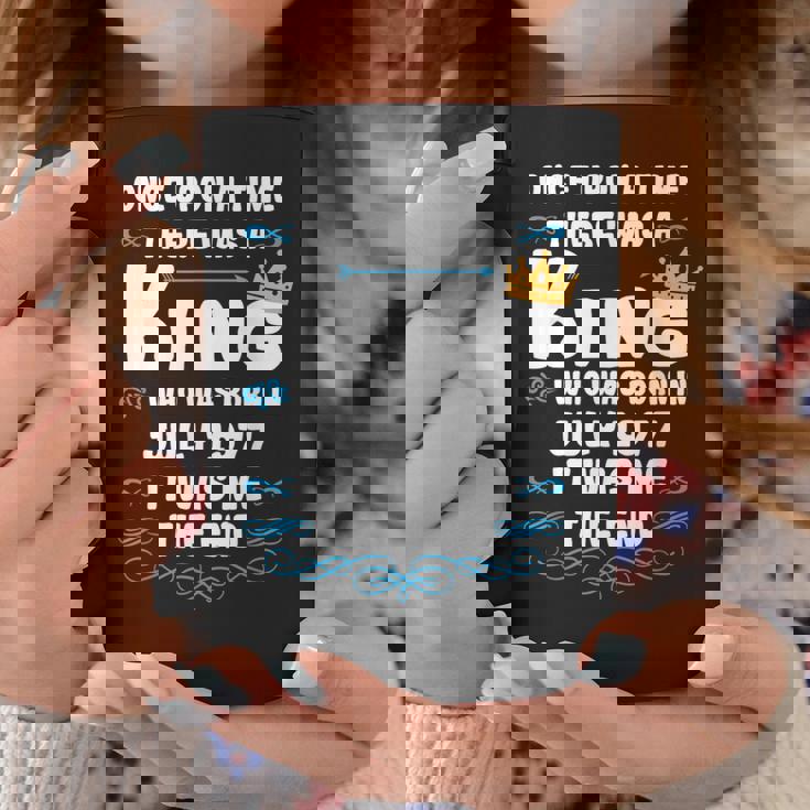 むかしむかし、王様がいました。1977年7月誕生日 コーヒーマグ 面白い贈り物