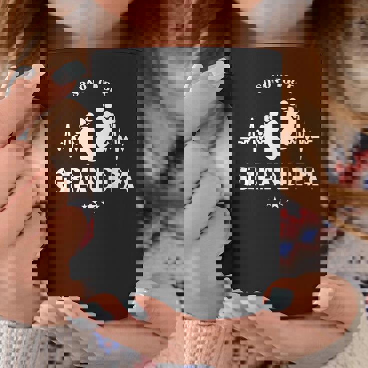 もうすぐおじいちゃん、新しいおじいちゃんになる コーヒーマグ 面白い贈り物