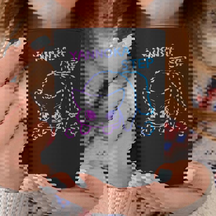 やんのかステップ長毛ステップねこ 英語ver パステルカラー コーヒーマグ 面白い贈り物