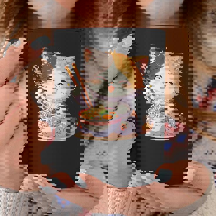 わがまま猫 ねこ ラーメン好き かわいい おもしろ マンガ コーヒーマグ 面白い贈り物