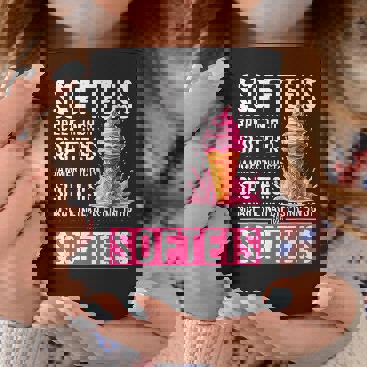 アイスクリームセラーコスチュームソフトアイスクリームはアイスクリームを言わないで話す コーヒーマグ 面白い贈り物