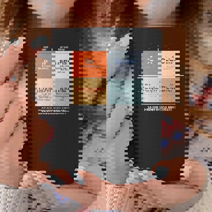 アイゼンハワー意思決定マトリックスのイラスト コーヒーマグ 面白い贈り物