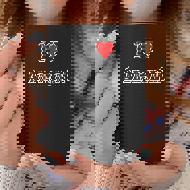 アイラブ・Amami 奄美大島（I Love ハート）【47都道府県】Jimo-T ジモティ お土産 面白い コーヒーマグ 面白い贈り物