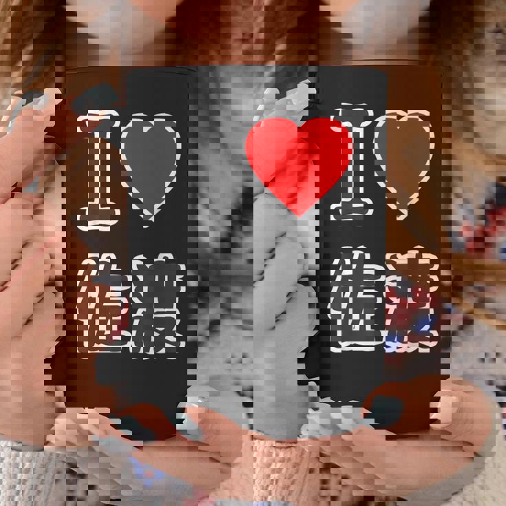 アイラブ・佐渡（I Love ハート）大きな文字 Big 佐渡島【47都道府県】ジモtティ 地元愛 お土産 グッズ 面白 コーヒーマグ 面白い贈り物