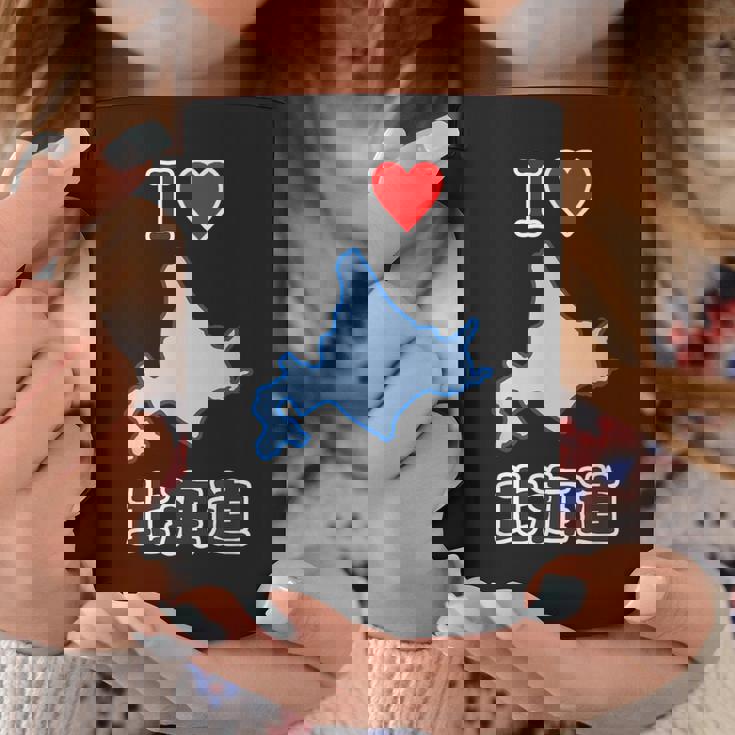 アイラブ・北海道（I Love ハート）地図【47都道府県】ジモtティ Jimo-T 地元愛 お土産 面白 コーヒーマグ 面白い贈り物