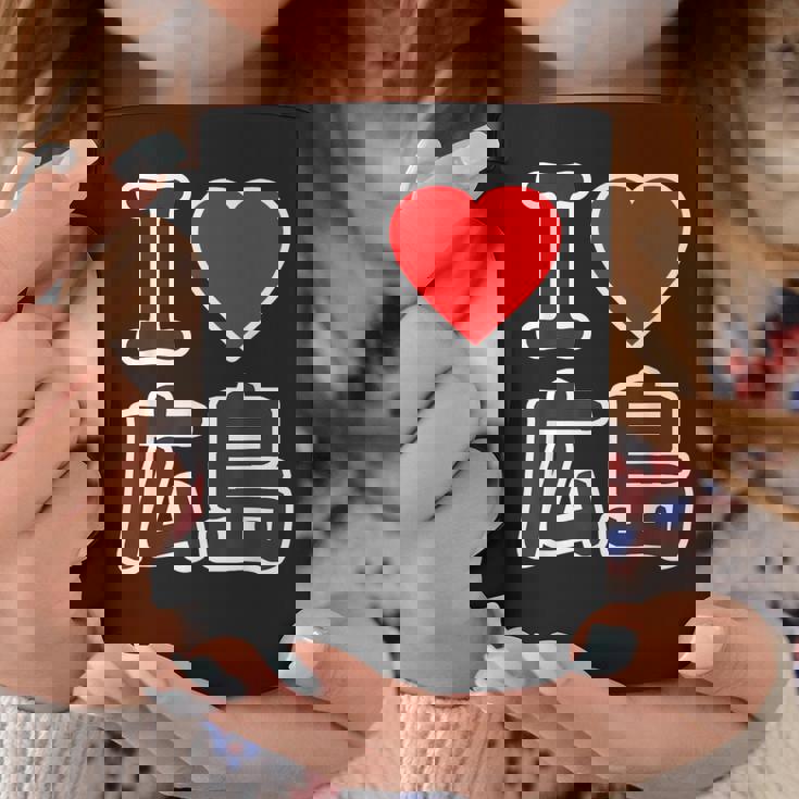 アイラブ・広島（I Love ハート）Big 大きな文字 ハート【47都道府県】ジモtティ 旅行お土産 面白 コーヒーマグ 面白い贈り物