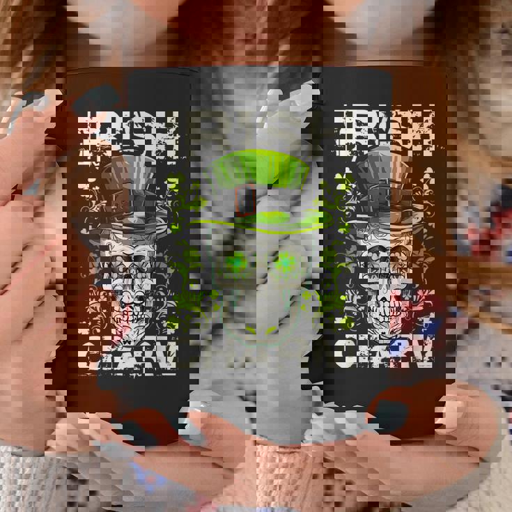 アイリッシュ・チャーム・シュガー・スカル・セント・パトリックス・デイ・アウトフィット コーヒーマグ 面白い贈り物