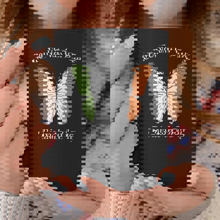 アイルランド、緑、白、オレンジの国旗を誇り コーヒーマグ 面白い贈り物