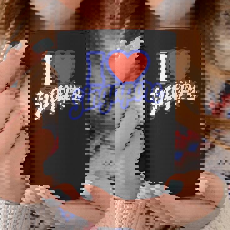 アイ・ラブ・シンガポール コーヒーマグ 面白い贈り物