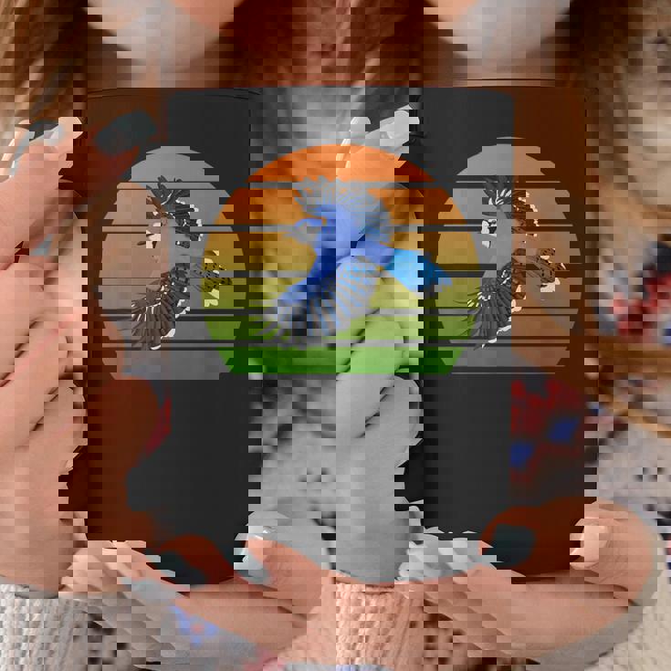 アオカケス 鳥 動物 図 バードウォッチング 贈り物 鳥類学者 生物学者 自然科学 コーヒーマグ 面白い贈り物