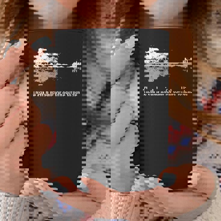 アコースティックギター Earth Has Music For Listen コーヒーマグ 面白い贈り物