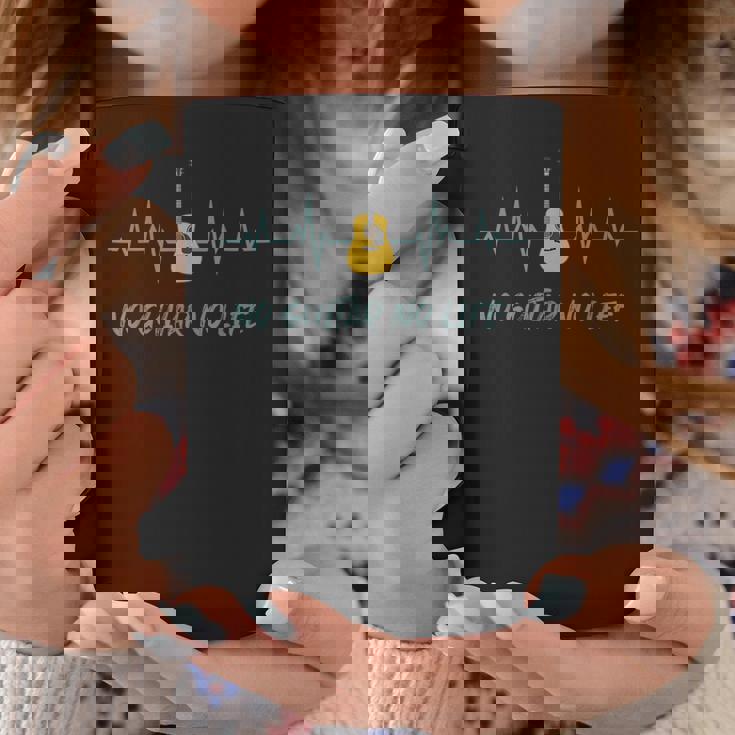 アコースティックギター No Guitar No Life ファニーギタリストミュージシャン コーヒーマグ 面白い贈り物