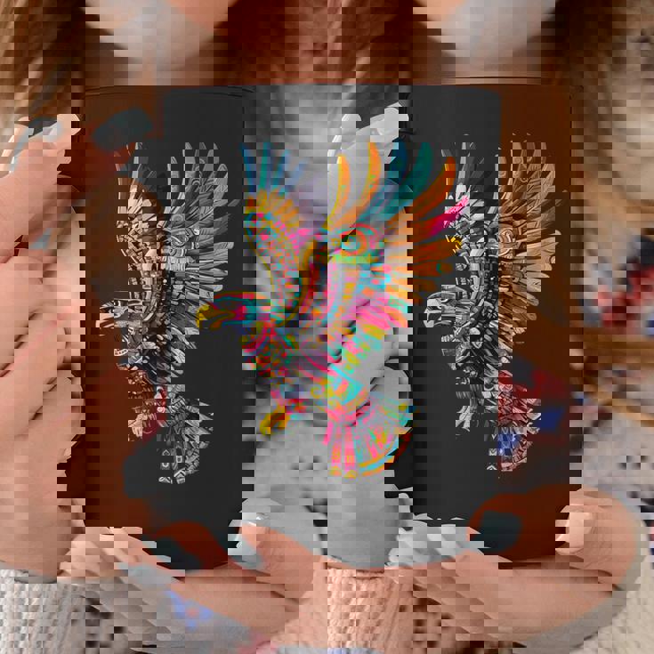 アステカ メキシコ神話 羽をつけた蛇 鷲 マヤ人 コーヒーマグ 面白い贈り物