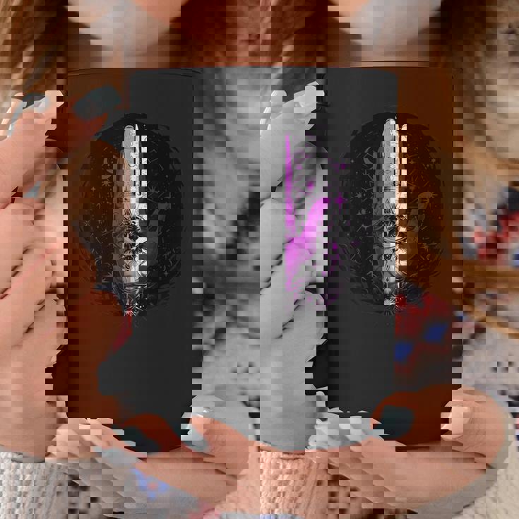 アセクシャルpride手と目と神秘的な象徴アート コーヒーマグ 面白い贈り物