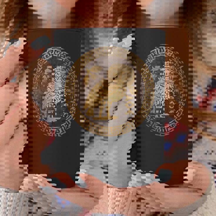 アテネ古代ギリシャ女神アテナのアテネのフクロウのシンボル コーヒーマグ 面白い贈り物