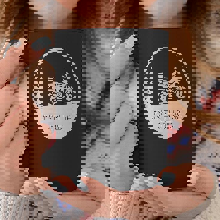 アドベンチャーバイクtシャツ コーヒーマグ 面白い贈り物