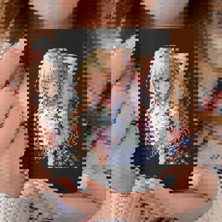 アニメ風イラスト ギャル 最強 可愛い女の子 コーヒーマグ 面白い贈り物