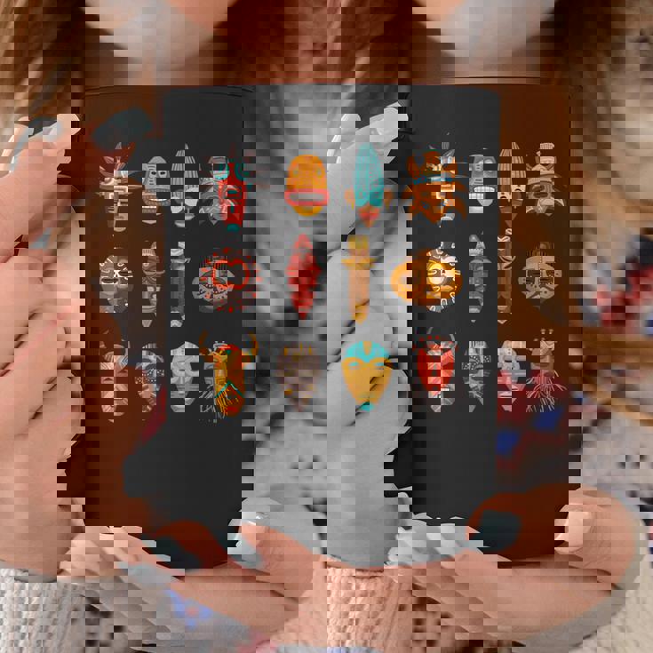 アフリカンマスクアート Blm コーヒーマグ 面白い贈り物