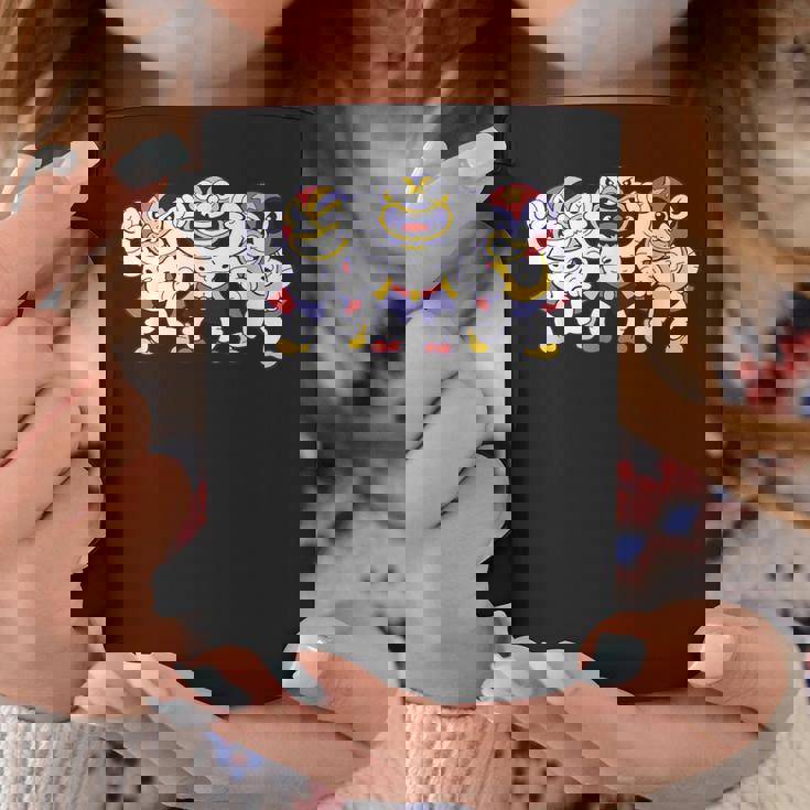 アマチュア・レスリング ルチャリブレ 面白いメキシコのプロレス コーヒーマグ 面白い贈り物