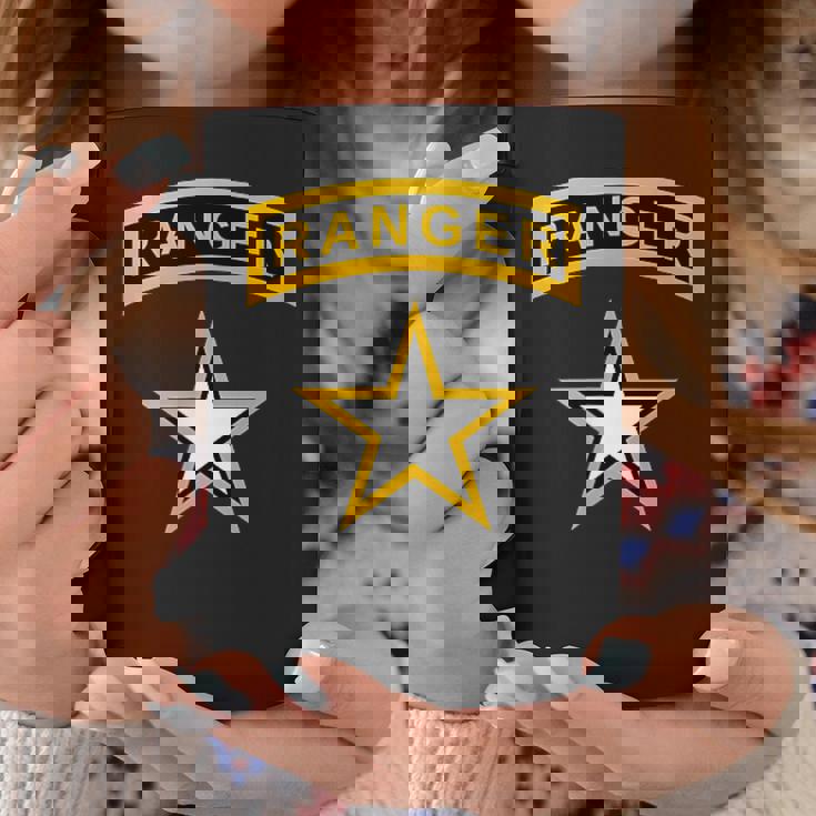 アメリカ合衆国陸軍レンジャータブとスターミリタリー。 コーヒーマグ 面白い贈り物