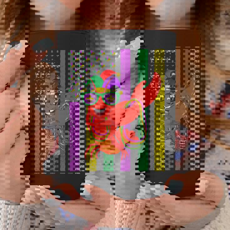 アメリカ国旗 マルディグラ ザリガニ ダビング コーヒーマグ 面白い贈り物