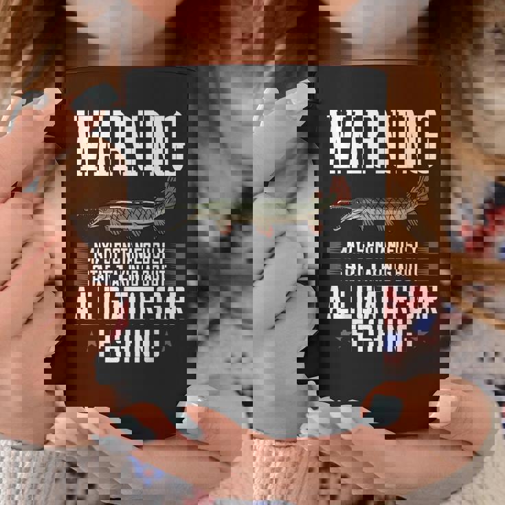 アリゲーターガーフィッシュギフト 釣り農場 コーヒーマグ 面白い贈り物