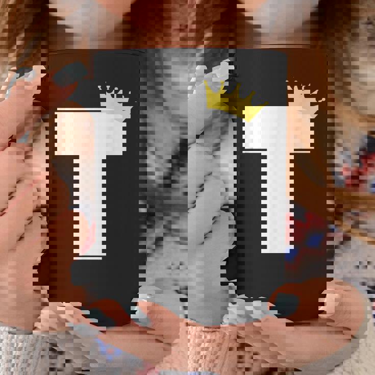 アルファベット大文字モノグラム イニシャル キング クイーン クラウン コーヒーマグ 面白い贈り物