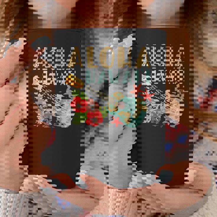 アロハ ハワイアン ウクレレ コーヒーマグ 面白い贈り物
