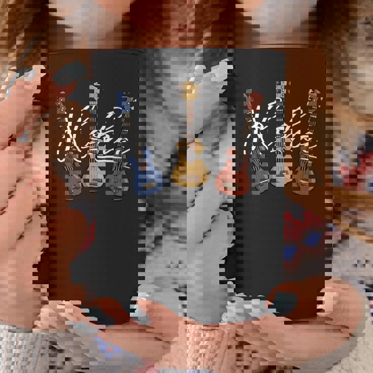 アロハ漫画 ウクレレ ハワイ ウケ ライフスタイル ウクレレ コーヒーマグ 面白い贈り物