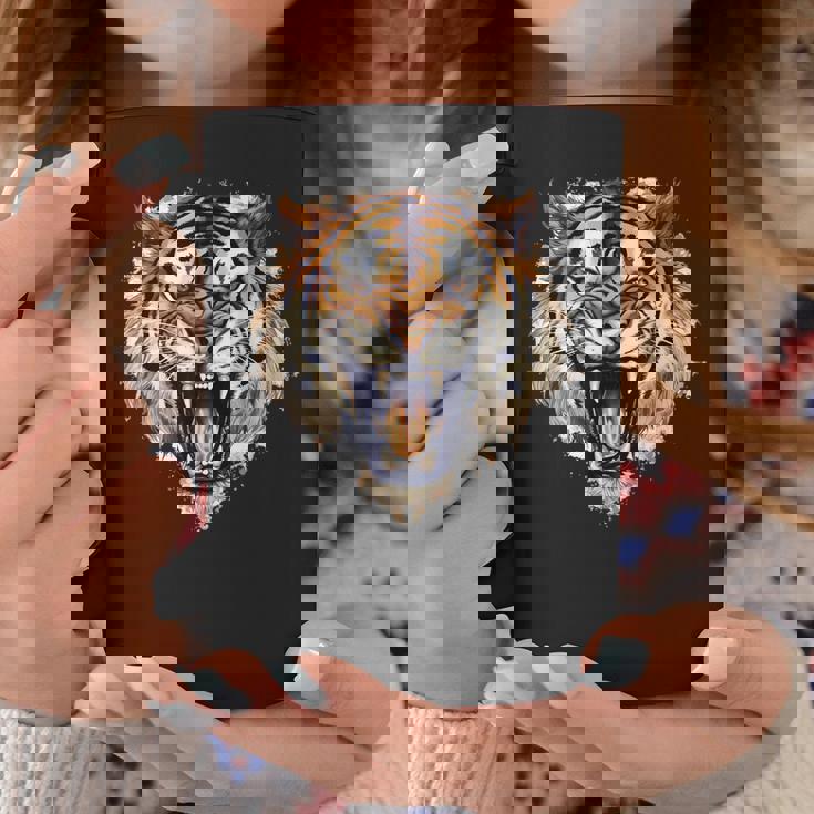 アングリータイガー、ローリングタイガー コーヒーマグ 面白い贈り物