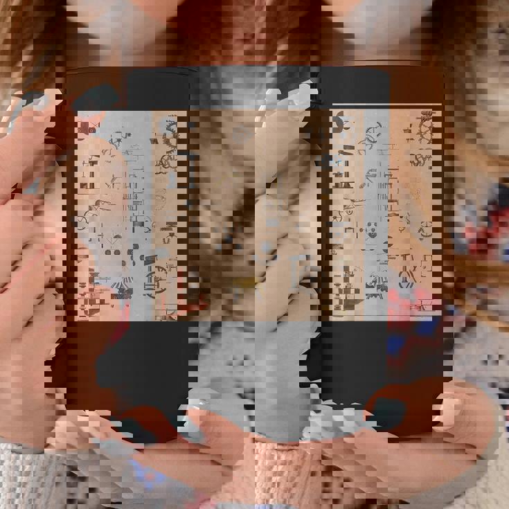 アンティークエンジニアリング機械科学パターン コーヒーマグ 面白い贈り物