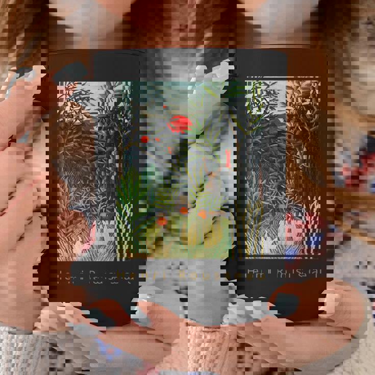 アンリ・ルソー 森の中の猿とオウム コーヒーマグ 面白い贈り物