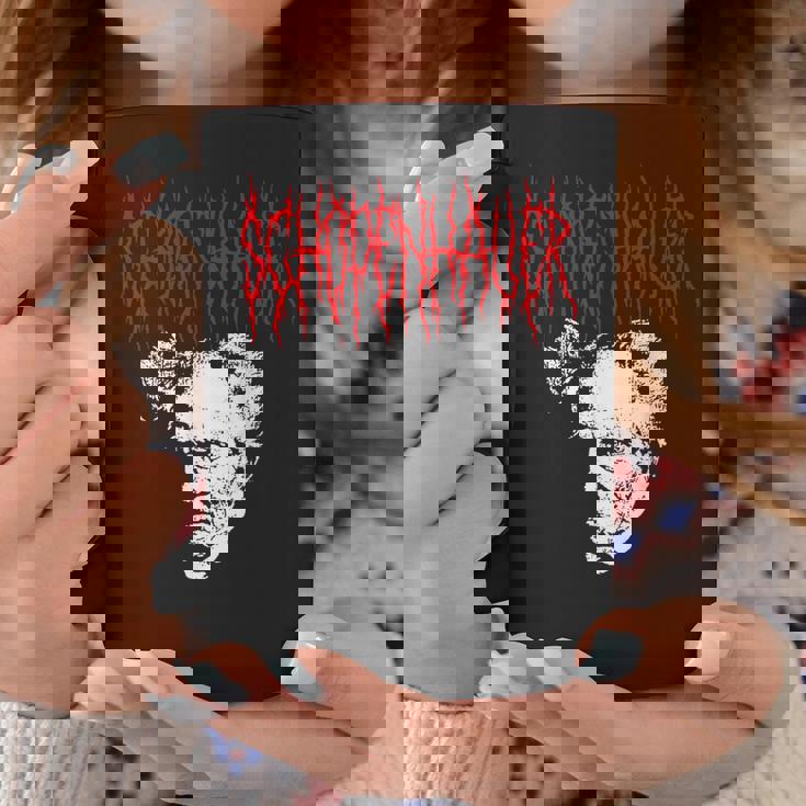 アーサー・ショーペンハウアー デスメタルスタイル 哲学 デザイン コーヒーマグ 面白い贈り物