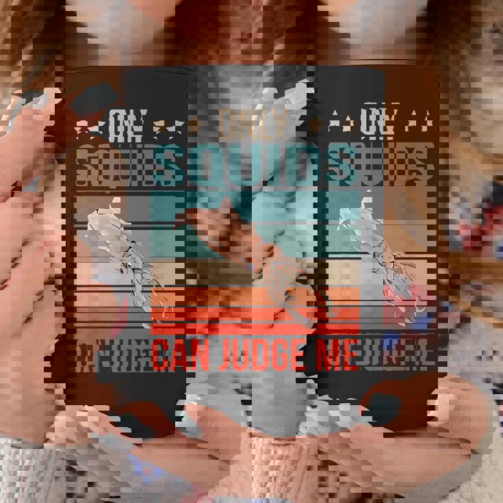 イカは私を判断できる 烏賊 イカ コーヒーマグ 面白い贈り物