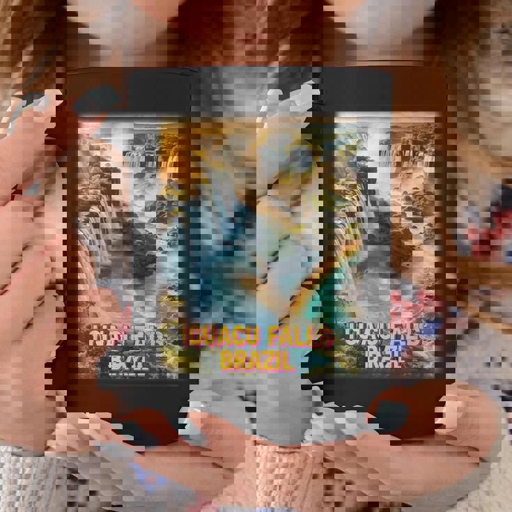 イグアスの滝 ブラジル シャツ イグアス国立公園 家族旅行 コーヒーマグ 面白い贈り物