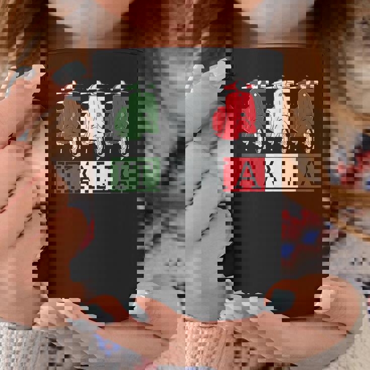 イタリア イタリア 国旗 スクーター ベスパ 原付ライダー お土産 ギフト コーヒーマグ 面白い贈り物