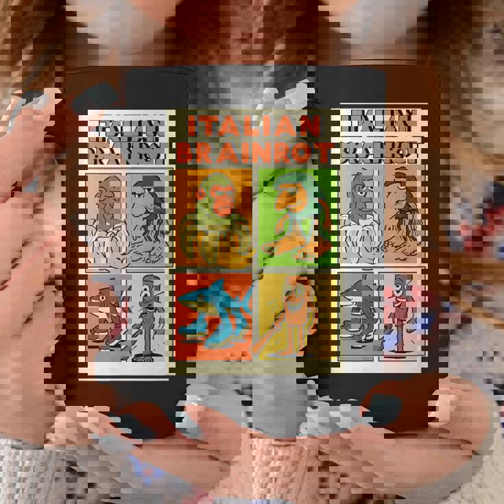 イタリアのブレインロットコミックポスター コーヒーマグ 面白い贈り物