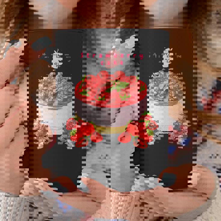 イチゴケーキ スイーツ デザート かわいい 春 パティシエ、普段着、いちご狩り、いちご、ストロベリー、お菓子 コーヒーマグ 面白い贈り物