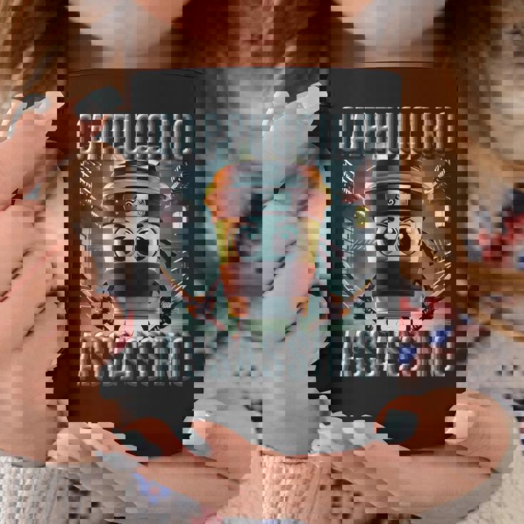 インターネット 陽気なミーム Aiキャラクター カプチーノ アサシーノ コーヒーマグ 面白い贈り物