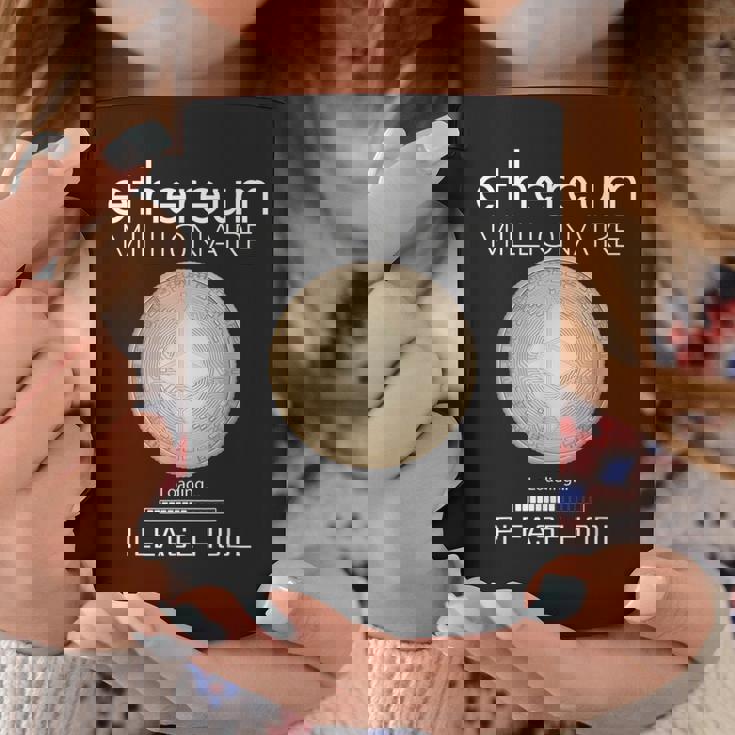 イーサリアム ミリオネール ローディング プリー・ホドル ファニー Eth 20 コイン コーヒーマグ 面白い贈り物