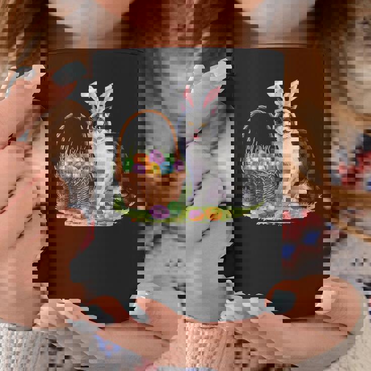 イースターデー 猫 バニー 耳 卵 イースター ウサギ 男性 女性 キッズ コーヒーマグ 面白い贈り物